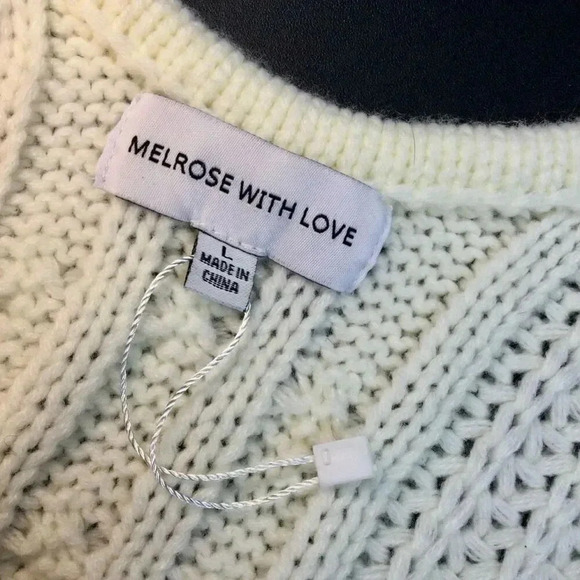 NWT Melrose with Love Womens Ivory Knit Scoop Neck Sleeveless Maxi Dress Large - Picture 5 of 13